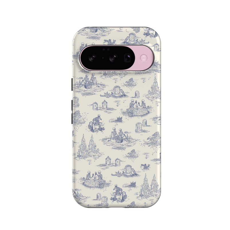 Graveyard Gathering | Skeleton Picnic Case Phone Case get.casely Essential + MagSafe® Google Pixel 10 