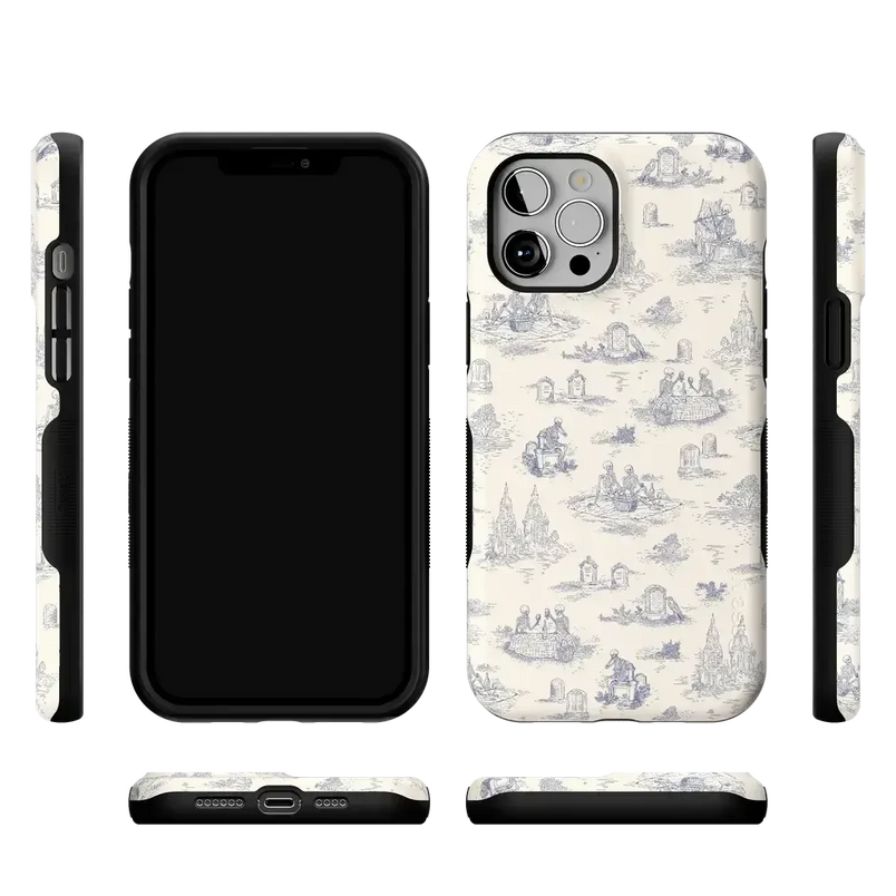 Graveyard Gathering | Skeleton Picnic Case Phone Case get.casely 