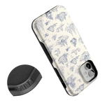 Graveyard Gathering | Skeleton Picnic Case Phone Case get.casely 