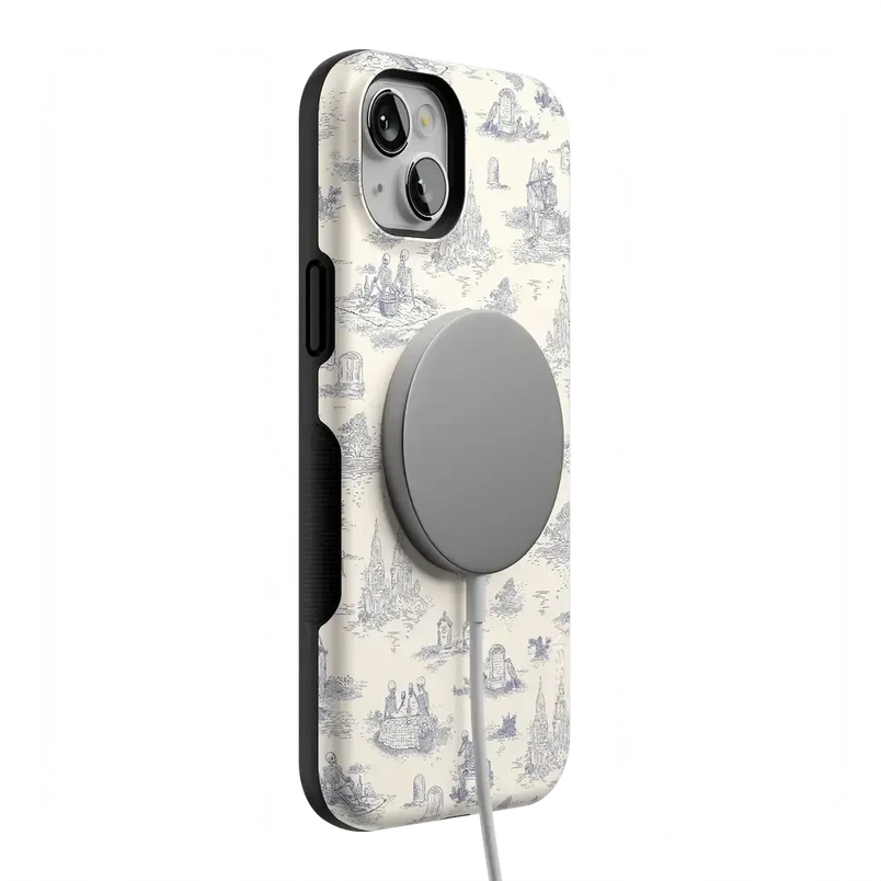 Graveyard Gathering | Skeleton Picnic Case Phone Case get.casely 