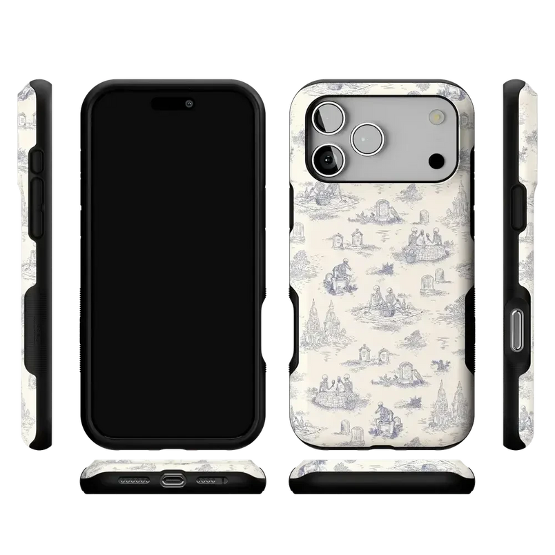 Graveyard Gathering | Skeleton Picnic Case Phone Case get.casely 