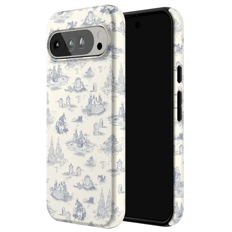 Graveyard Gathering | Skeleton Picnic Case Phone Case get.casely 