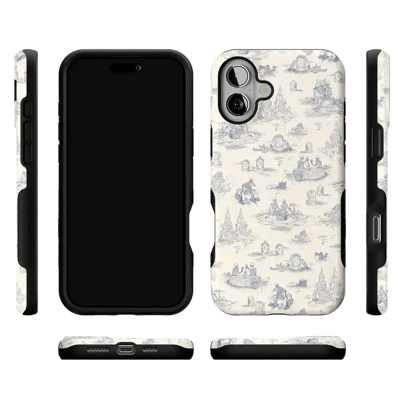 Graveyard Gathering | Skeleton Picnic Case Phone Case get.casely 