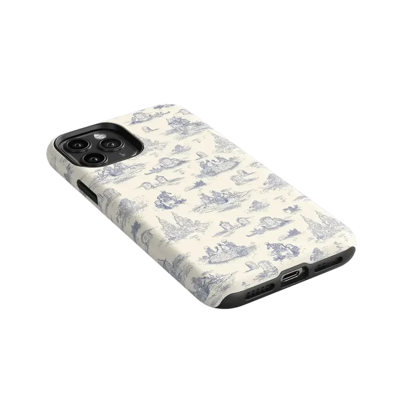 Graveyard Gathering | Skeleton Picnic Case Phone Case get.casely 