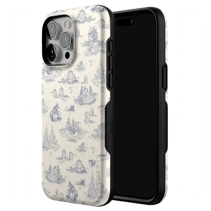 Graveyard Gathering | Skeleton Picnic Case Phone Case get.casely 