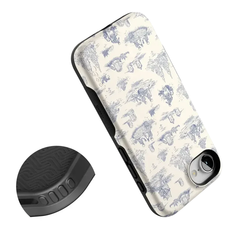 Graveyard Gathering | Skeleton Picnic Case Phone Case get.casely 