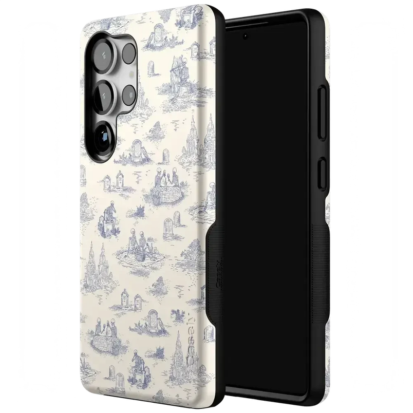 Graveyard Gathering | Skeleton Picnic Case Phone Case get.casely 
