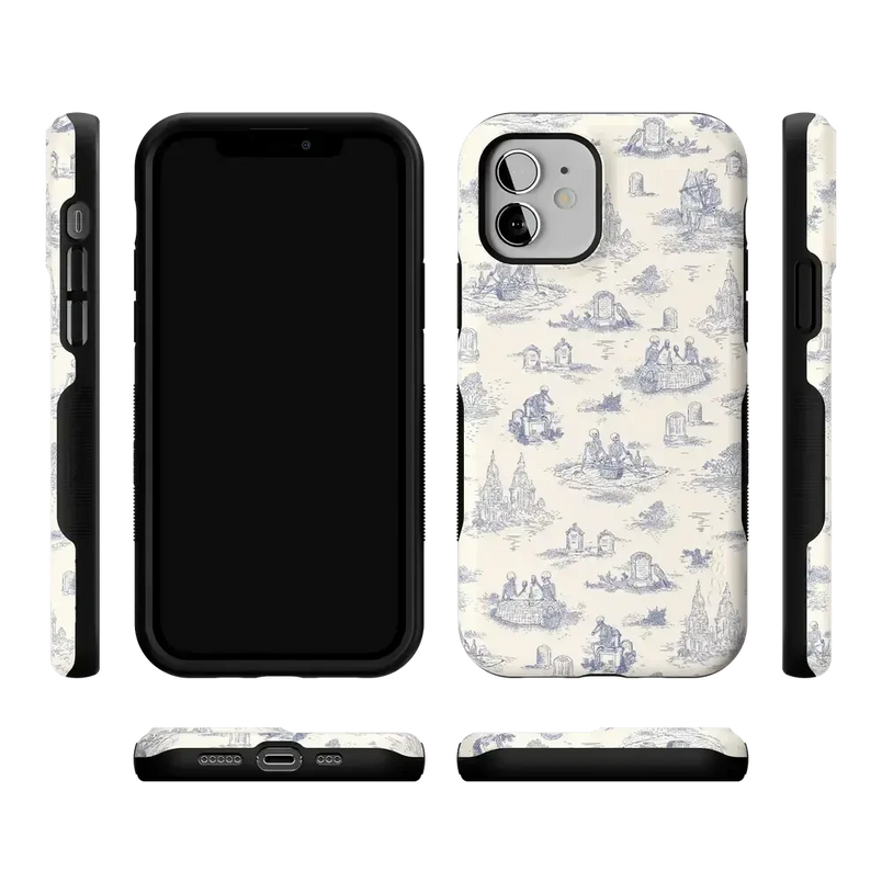 Graveyard Gathering | Skeleton Picnic Case Phone Case get.casely 