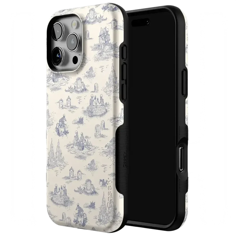 Graveyard Gathering | Skeleton Picnic Case Phone Case get.casely 