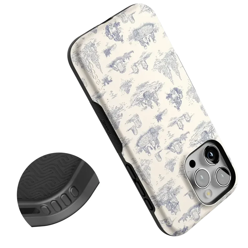 Graveyard Gathering | Skeleton Picnic Case Phone Case get.casely 