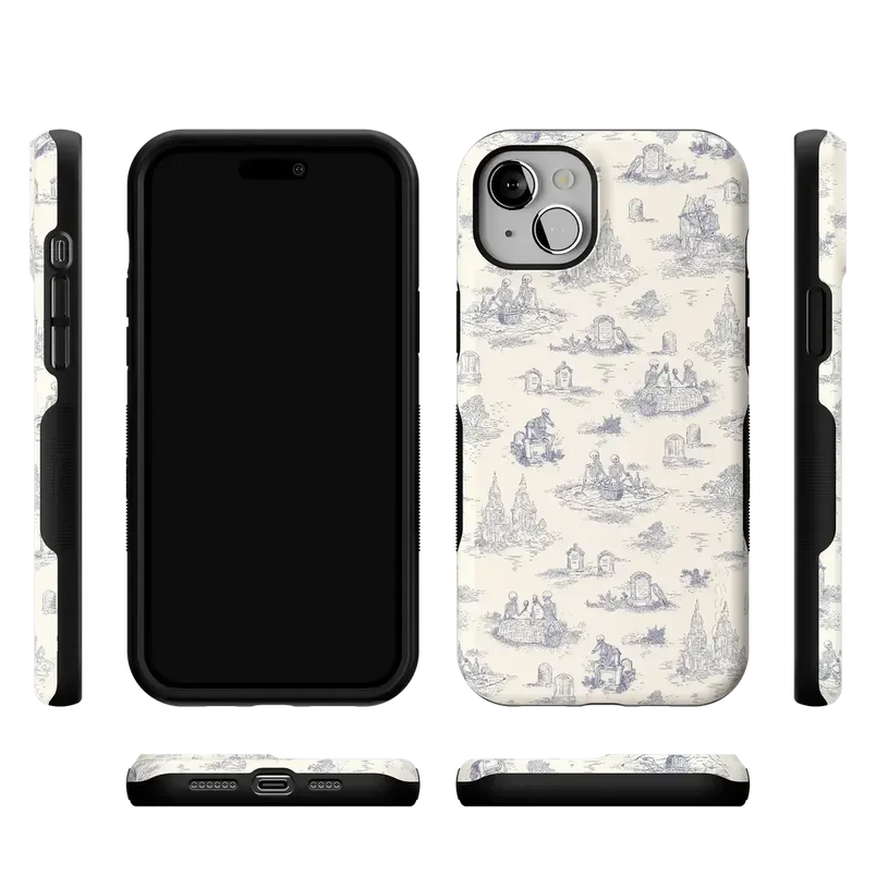 Graveyard Gathering | Skeleton Picnic Case Phone Case get.casely 