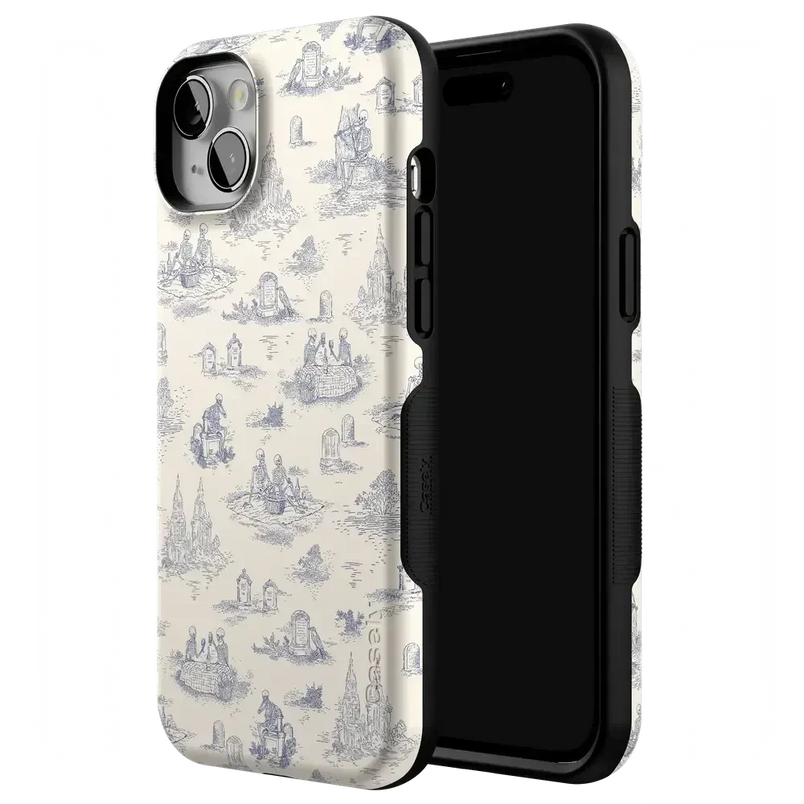 Graveyard Gathering | Skeleton Picnic Case Phone Case get.casely 