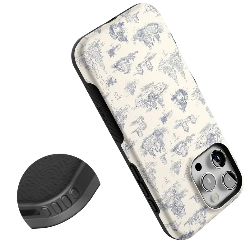 Graveyard Gathering | Skeleton Picnic Case Phone Case get.casely 