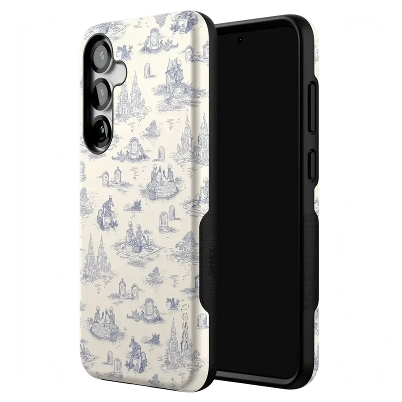 Graveyard Gathering | Skeleton Picnic Case Phone Case get.casely 