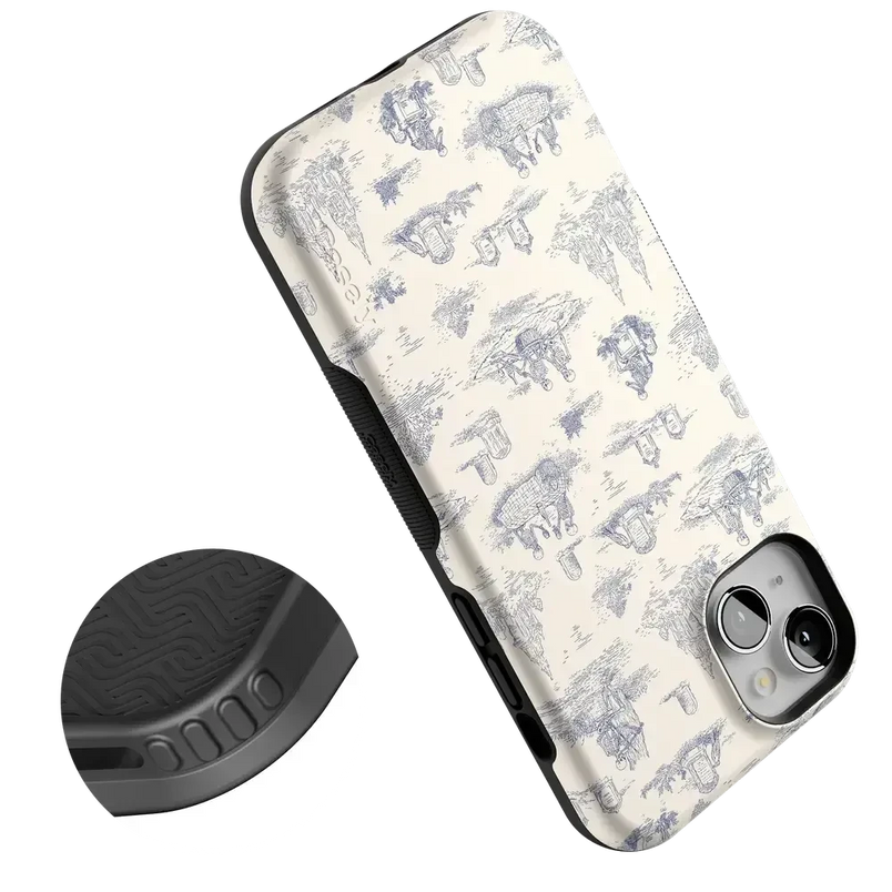 Graveyard Gathering | Skeleton Picnic Case Phone Case get.casely 
