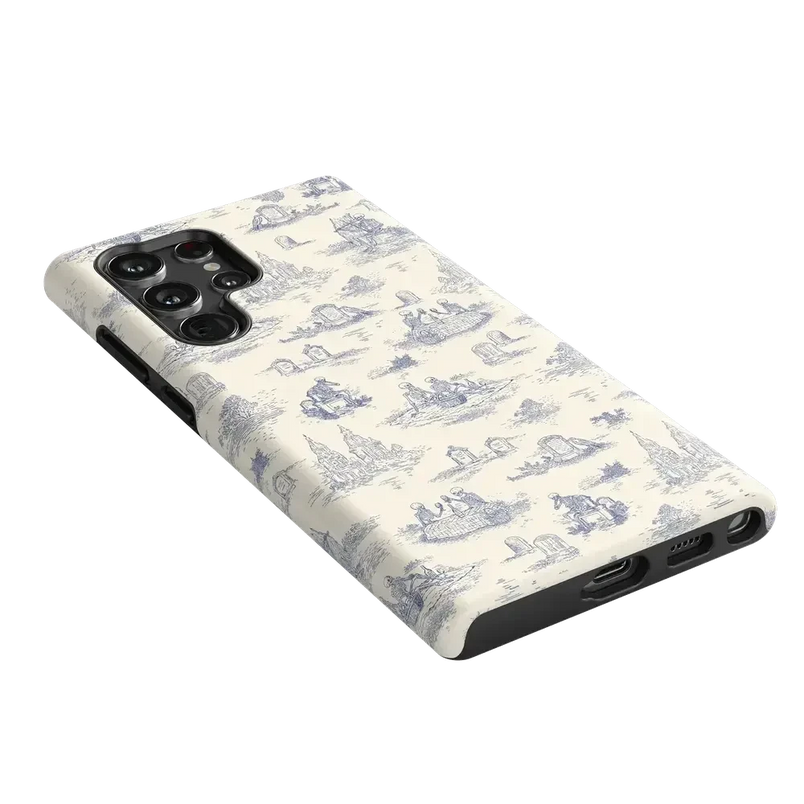 Graveyard Gathering | Skeleton Picnic Case Phone Case get.casely 