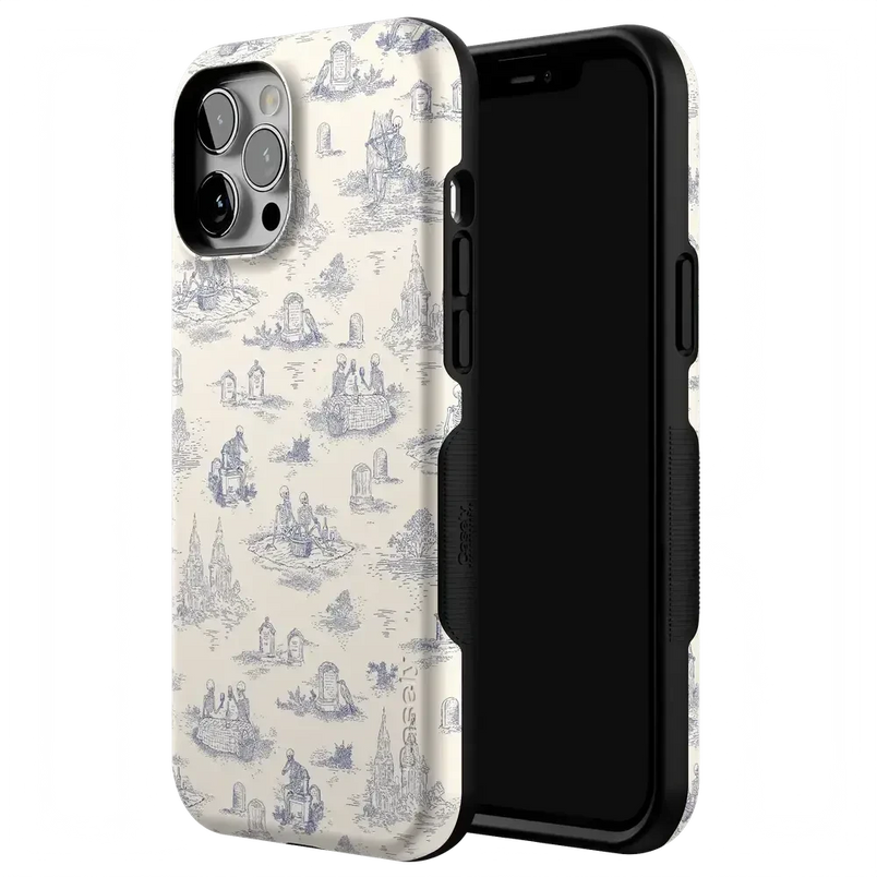 Graveyard Gathering | Skeleton Picnic Case Phone Case get.casely 