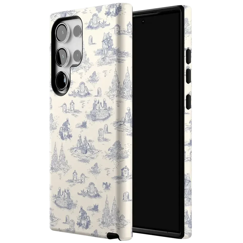 Graveyard Gathering | Skeleton Picnic Case Phone Case get.casely 