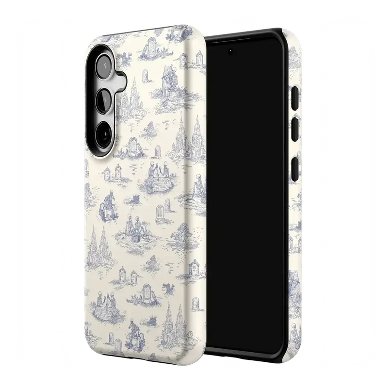 Graveyard Gathering | Skeleton Picnic Case Phone Case get.casely 