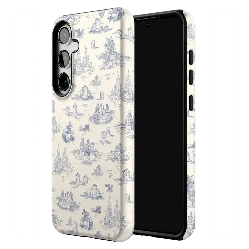 Graveyard Gathering | Skeleton Picnic Case Phone Case get.casely 