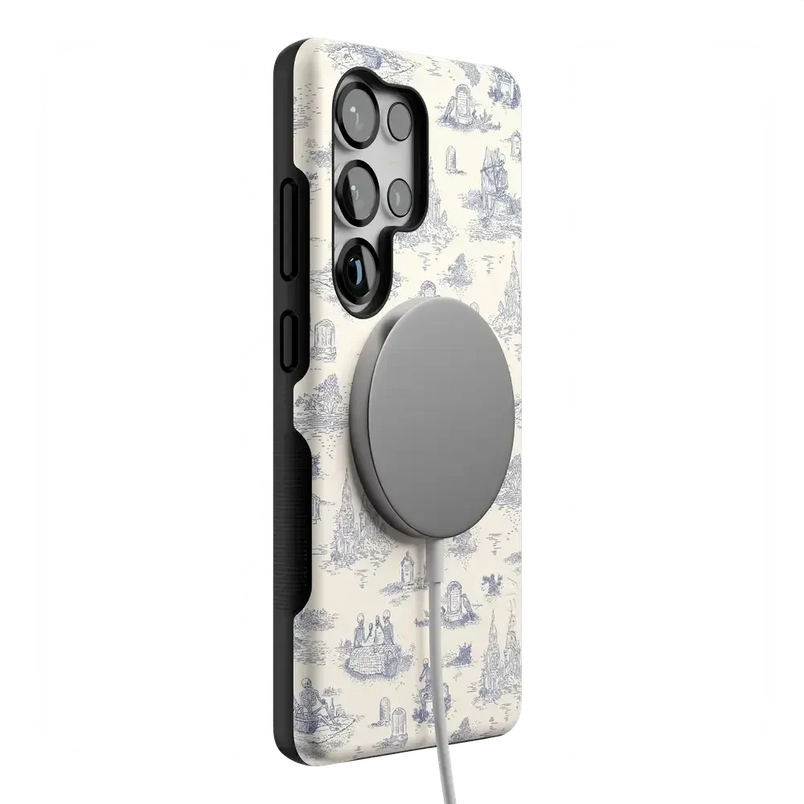 Graveyard Gathering | Skeleton Picnic Case Phone Case get.casely 