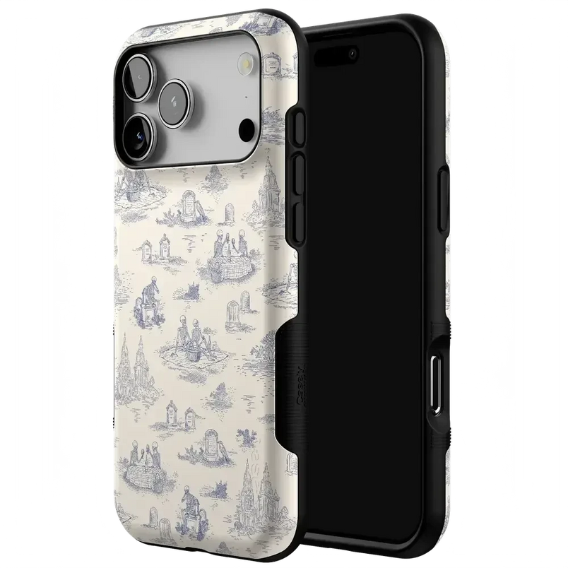 Graveyard Gathering | Skeleton Picnic Case Phone Case get.casely 