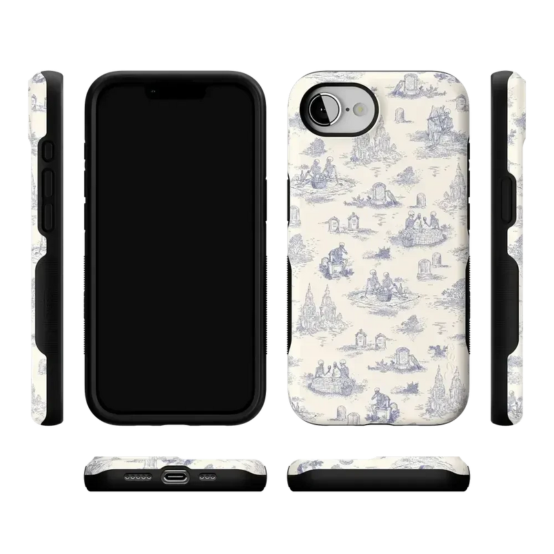 Graveyard Gathering | Skeleton Picnic Case Phone Case get.casely 