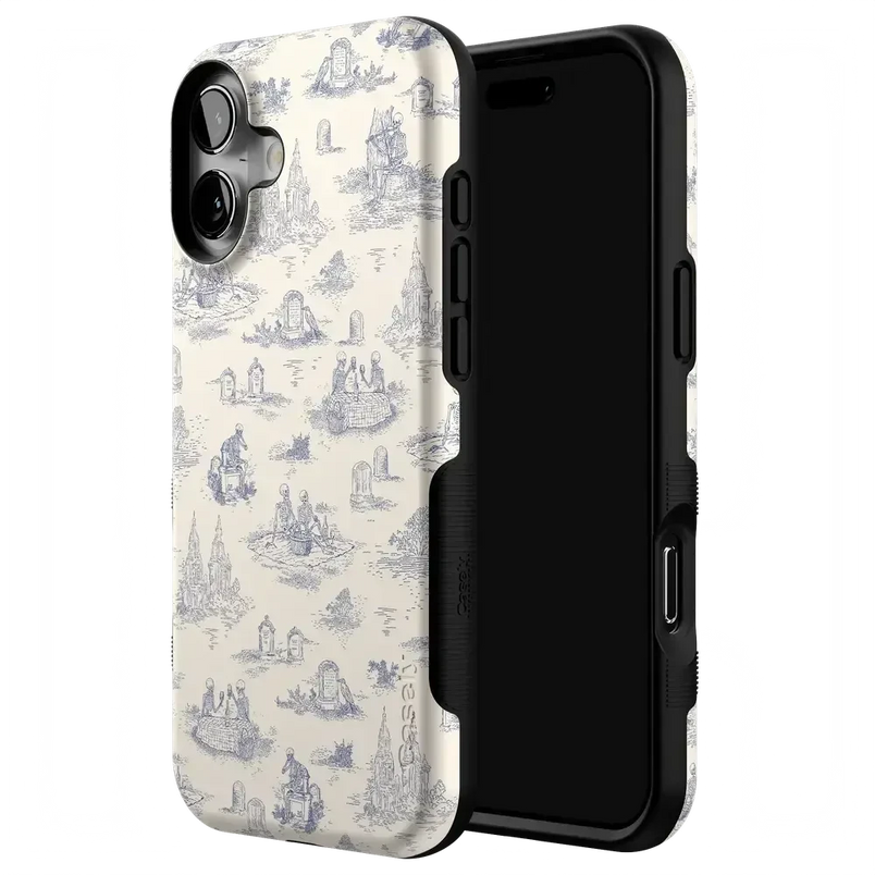 Graveyard Gathering | Skeleton Picnic Case Phone Case get.casely 