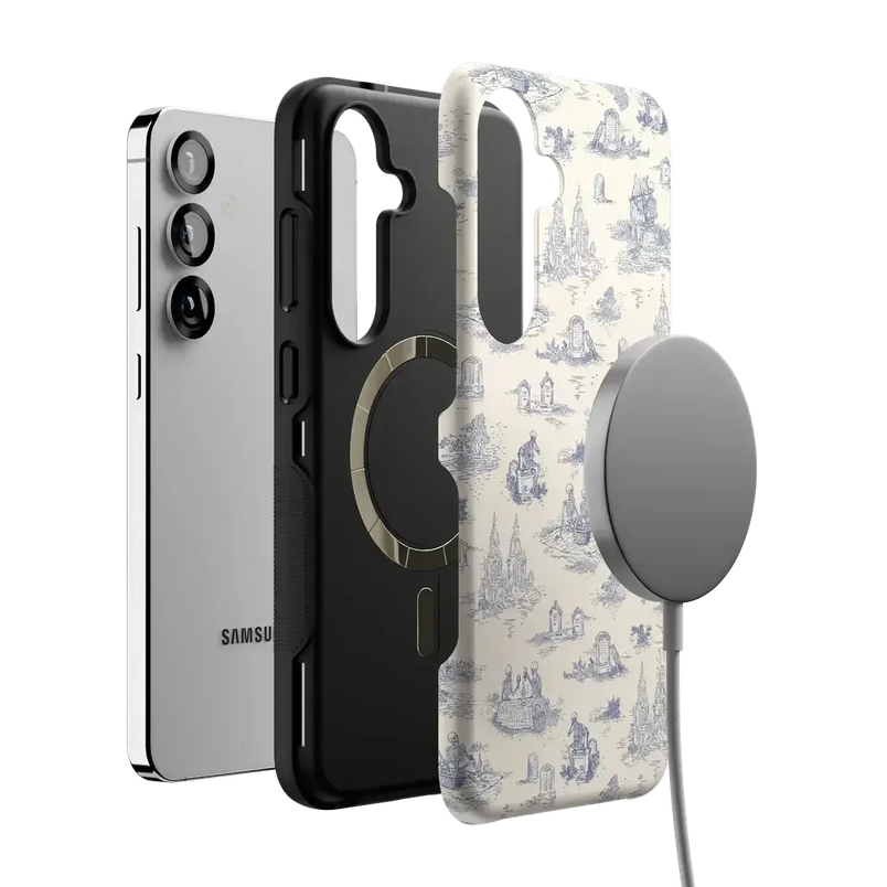 Graveyard Gathering | Skeleton Picnic Case Phone Case get.casely 