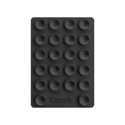 Grippy | Black Silicone Suction Phone Mount with MagSafe Grippy get.casely 