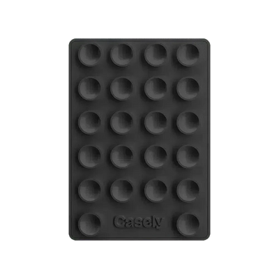Grippy | Black Silicone Suction Phone Mount with MagSafe Grippy get.casely 
