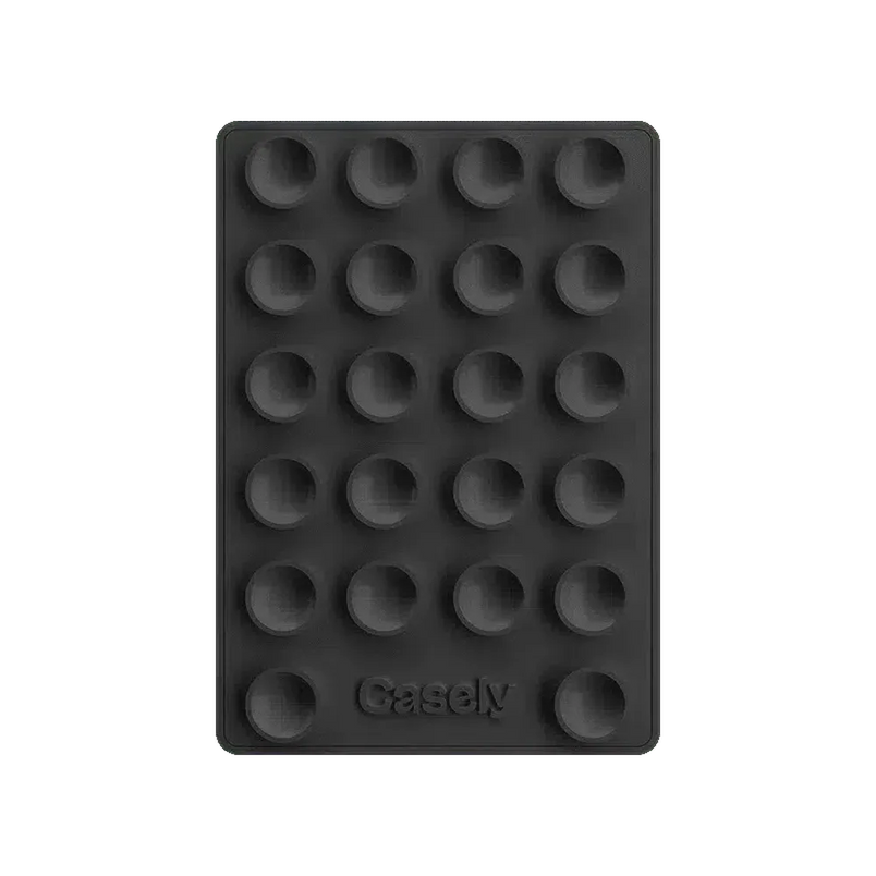 Grippy | Black Silicone Suction Phone Mount with MagSafe Grippy get.casely 