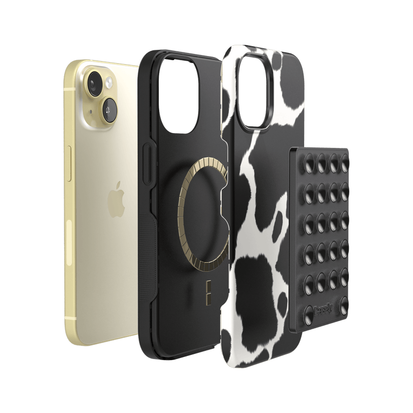 Grippy | Black Silicone Suction Phone Mount with MagSafe Grippy get.casely 