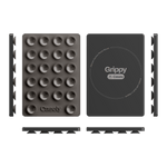 Grippy | Black Silicone Suction Phone Mount with MagSafe Grippy get.casely 