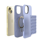 Grippy | Periwinkle Silicone Suction Phone Mount with MagSafe Grippy get.casely 