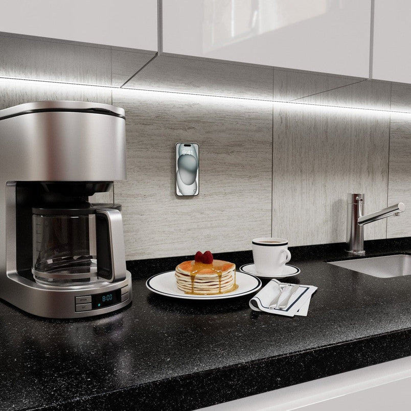Grippy | Periwinkle Silicone Suction Phone Mount with MagSafe Grippy get.casely 