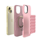 Grippy | Pink Silicone Suction Phone Mount with MagSafe Grippy get.casely 