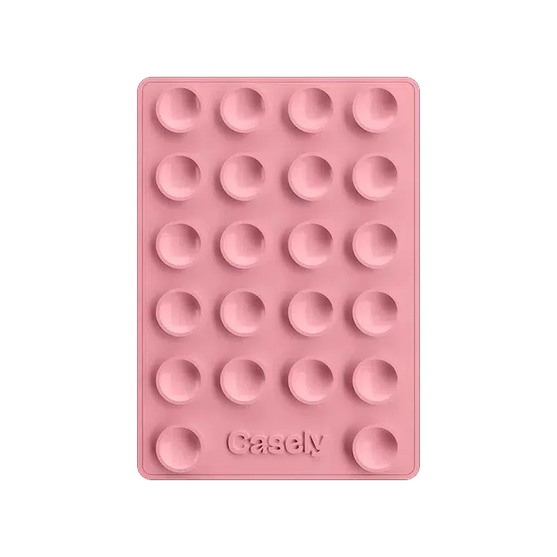 Grippy | Pink Silicone Suction Phone Mount with MagSafe Grippy get.casely 