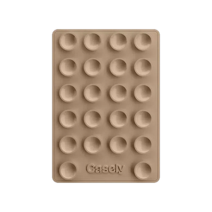 Grippy | Taupe Silicone Suction Phone Mount with MagSafe Grippy get.casely 
