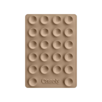 Grippy | Taupe Silicone Suction Phone Mount with MagSafe Grippy get.casely 