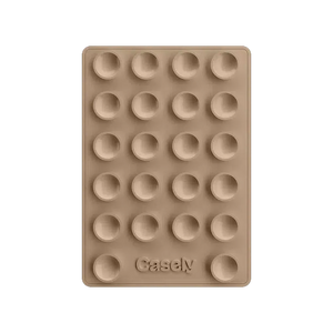 Grippy | Taupe Silicone Suction Phone Mount with MagSafe Grippy get.casely 