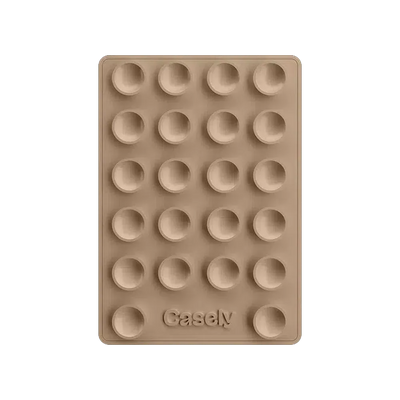 Grippy | Taupe Silicone Suction Phone Mount with MagSafe Grippy get.casely 