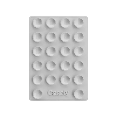 Grippy | White Silicone Suction Phone Mount with MagSafe Grippy get.casely 