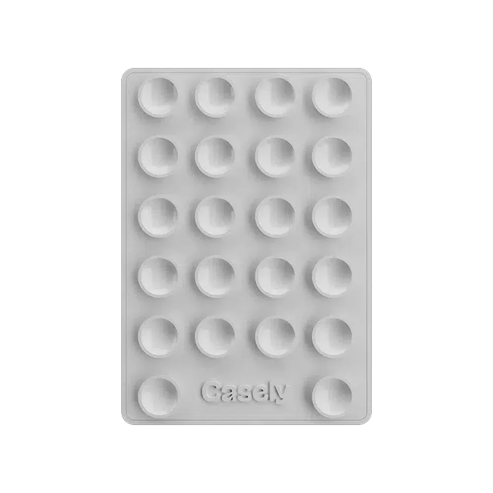 Grippy | White Silicone Suction Phone Mount with MagSafe Grippy get.casely 