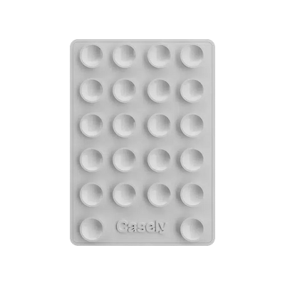 Grippy | White Silicone Suction Phone Mount with MagSafe Grippy get.casely 