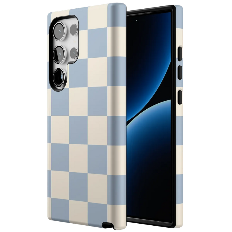 Fit Check | Light Blue Checkerboard Case