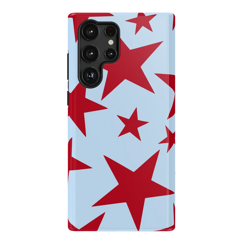 Stars Align | Blue & Red Stars Case - Galaxy S22 Ultra