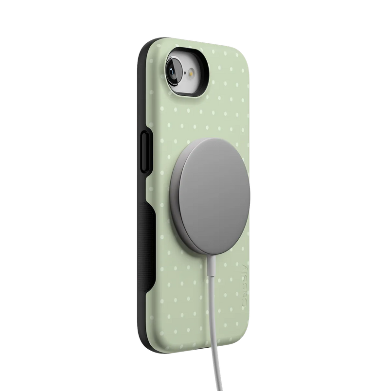 On the Dot | Green Polka Dot Case