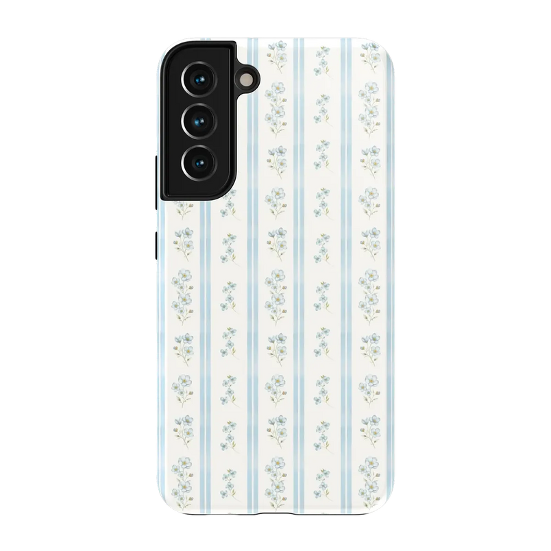Cottage Stripe | Blue Floral Case