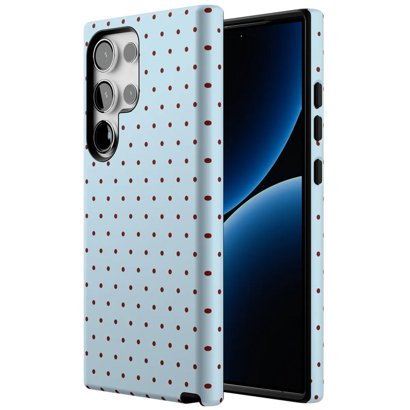 On the Dot | Blue Polka Dot Case